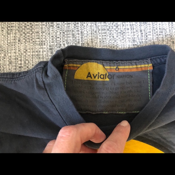 Aviator Nation T-shirts size 4/5/6 (unisex) - Picture 3 of 5